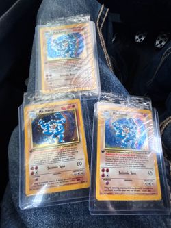 SEALED 1st EDITION HOLO MACHAMP (LOOKING FOR POKEMON TRADE FOR SEALED PRODUCT OR CARDS)