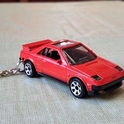 Keychain 1984 Toyota  MR2 sports Car Key chain 