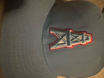 Men's New Era Light Blue Houston Oilers Gridiron Classics Throwback Main 59FIFTY Fitted Hat