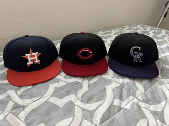 MLB New Era Fitted Hats - Size 7 1/4