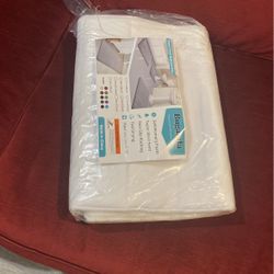 Burganda White Memory Foam Bathrug