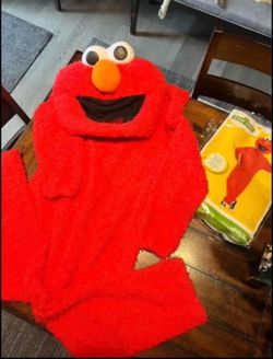 Adults Prestige Sesame Street Elmo Costume - XL