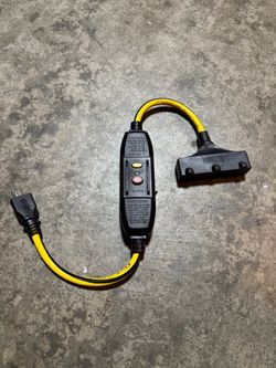 GFCI Extension Cord with Triple Outlet