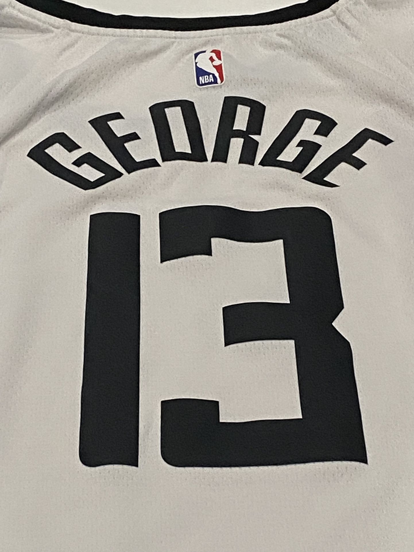 Los Angeles Clippers Paul George #13 Nike Swingman Jersey White Mens 2XL  Size 56