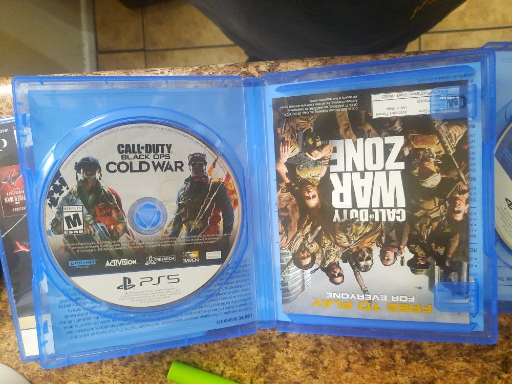 Ps5 Games Spider-Man 2k21 Call Of Duty Cold War