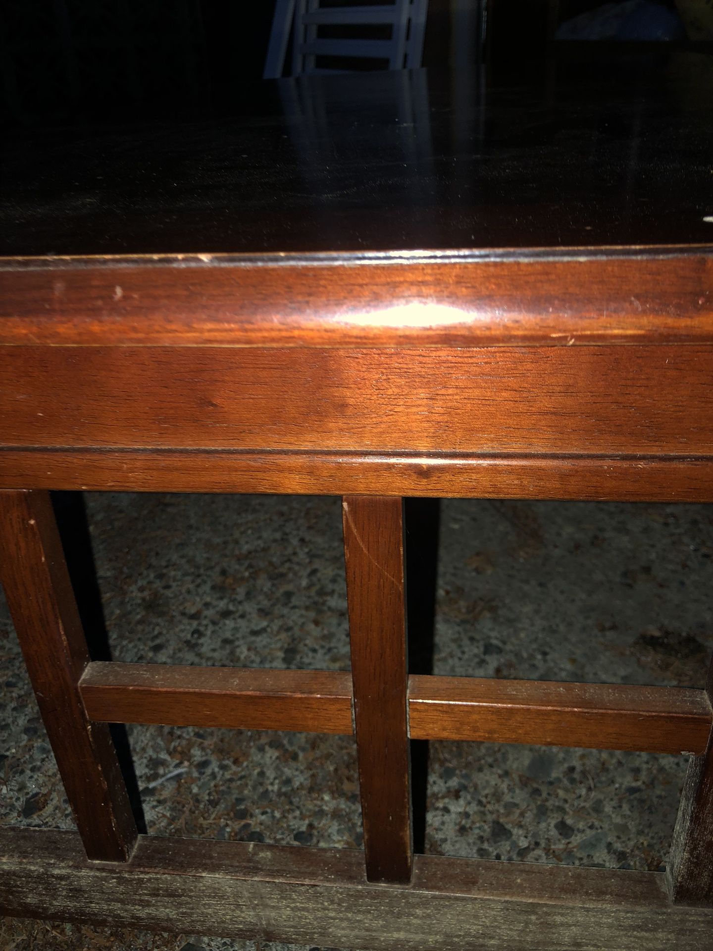Cherry Red Coffee Table Wooden