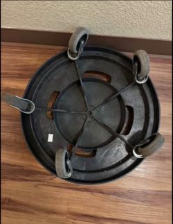 Round Trash Can Dolly Fit 20, 32, 44,55 gal garbage