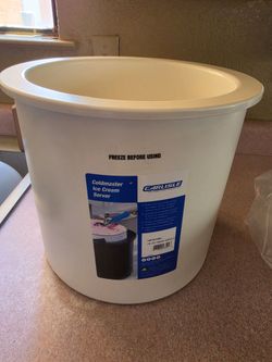 Ice cream server insulated crock