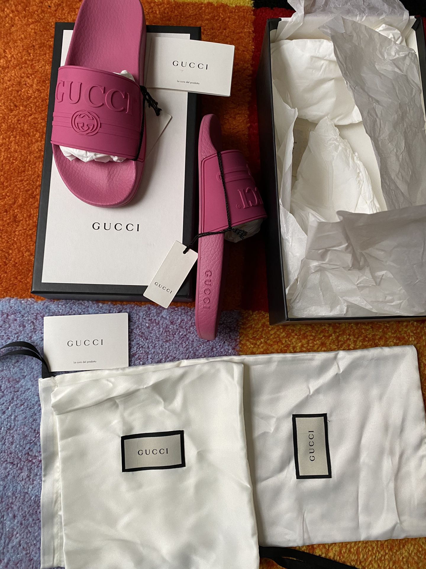 Gucci women Luxury sandals size 7.5 New