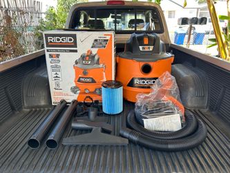 NEW RIDGID 14 Gal. 6.0 Peak HP NXT Shop Vacuum Wet Dry Vac w/Filter, Hose & Attachments
