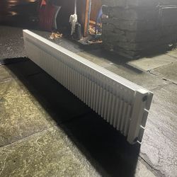 Runtal 5 FT UF-3 Baseboard Heater  1/2” Female Thread - 9” High X 5’ Long