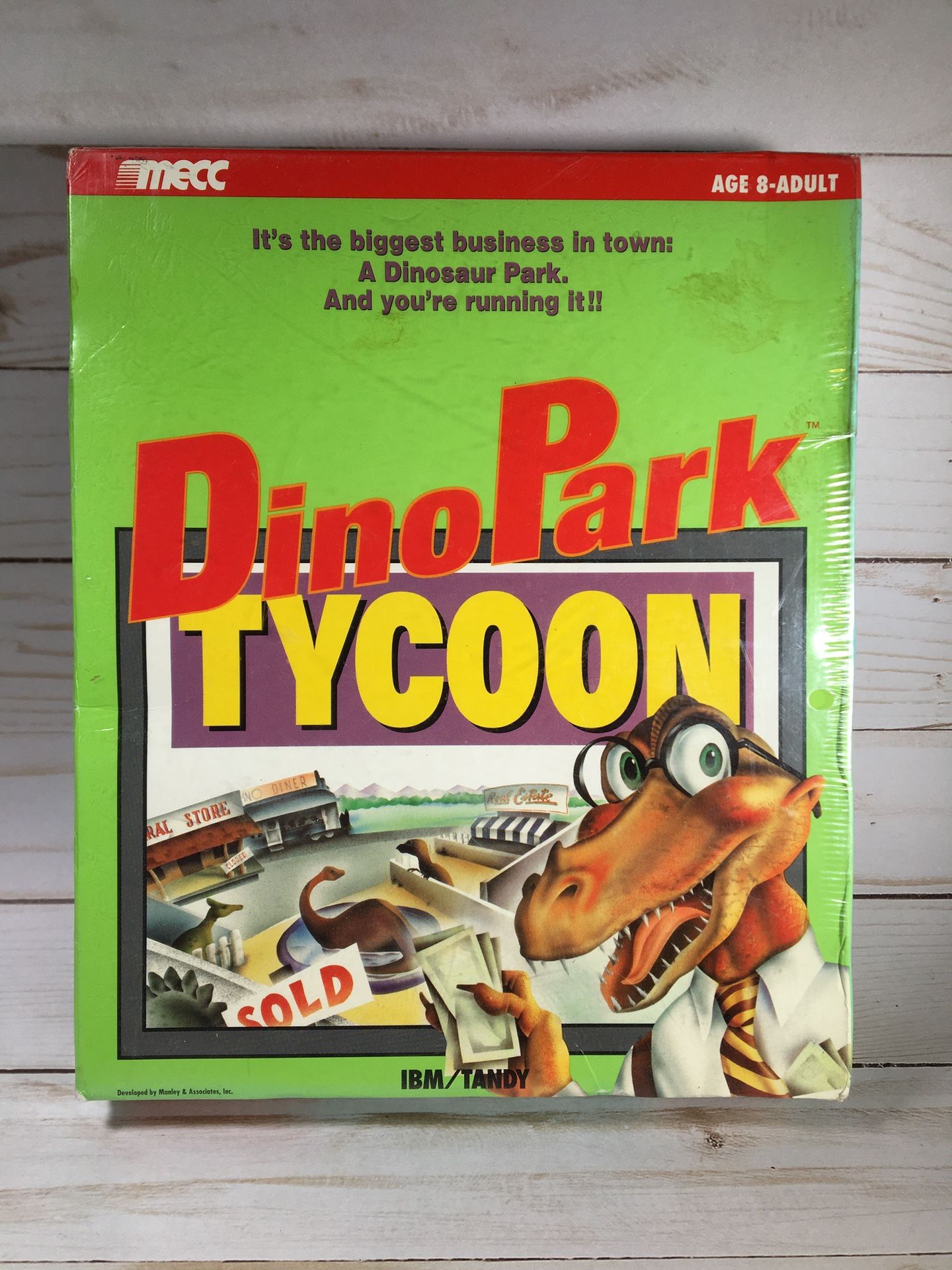 Dino Park Tycoon PC DOS Sealed vintage game