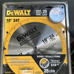 Dewalt 10” 24 teeth