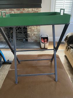 Green Metal Tray