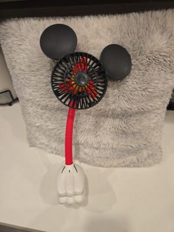 Mickey stroller clip on fan