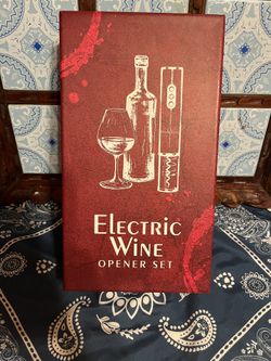 Electric Wine Opener Set- brand new