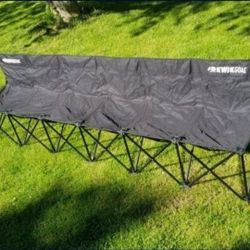 Kwikgoal 6 Seat Bench Pop Up Foldable Chairs