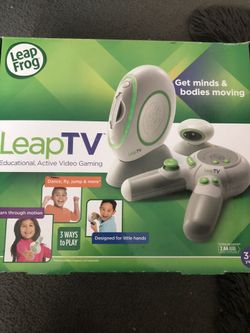 Leap Tv 11 Games( Leap TV Console Never Used )Retails for $287