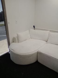 Moving Sale.. Closing Down Sale .. White Snow Sectional