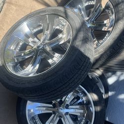 22 inch Foose wheels & tires