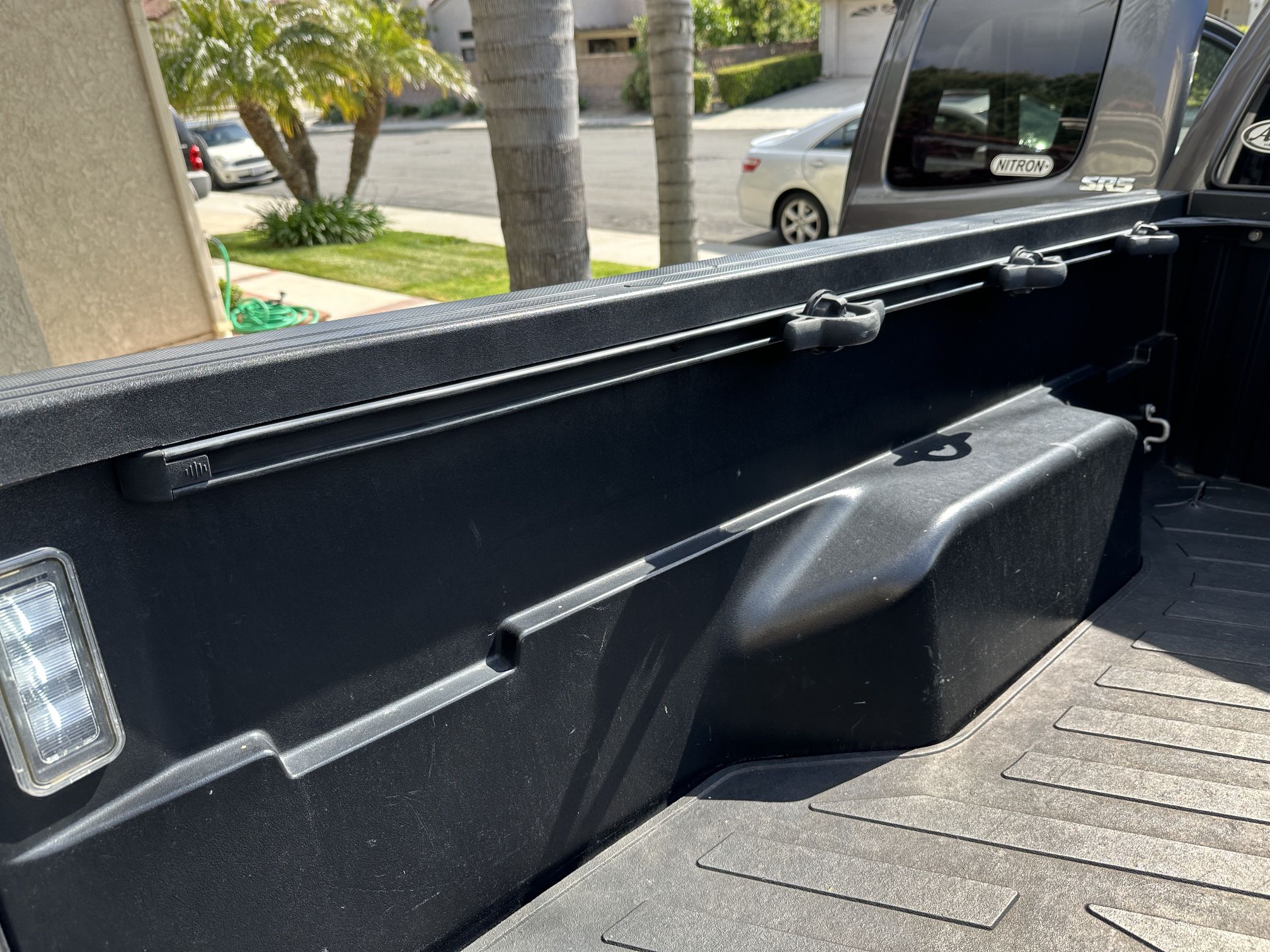 Toyota Tacoma bed rails and cleats