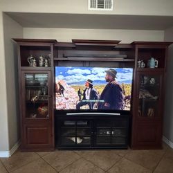 FREE Entertainment center - Real Cherry Wood