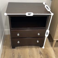 Solid Wood Nightstand