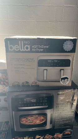 Bella 4qt Trizone Air Fryer (Beige)