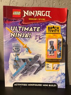 LEGO Ninjago Dragons Rising Ultimate Ninja Activity Book with Minifigure