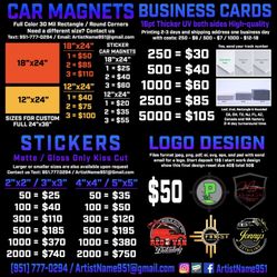 Flyers, Business Cards, Banners, Logos