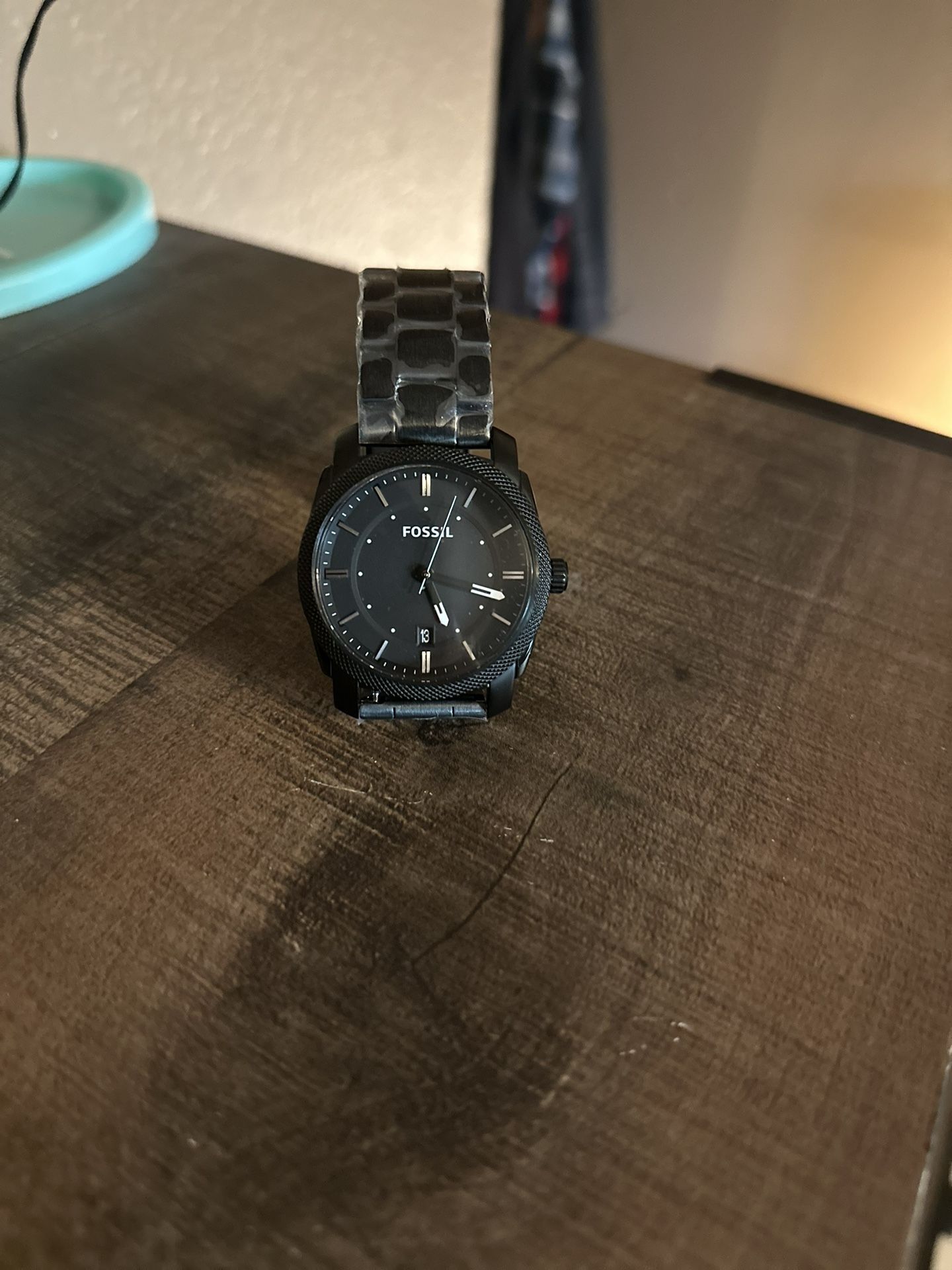 Matte Black Fossil Watch 