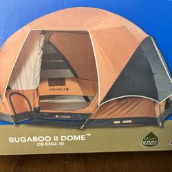 Columbia CB-5302-10 Bugaboo II Five Person Family Dome Tent,  New-Open Box