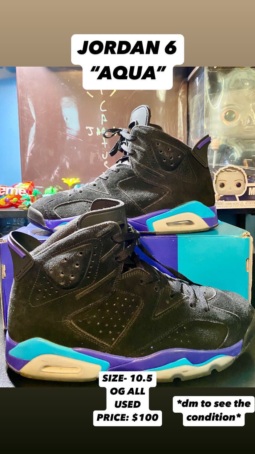 JORDAN 6 AQUA