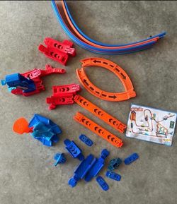 HOT WHEELS TRACK BUILDER EVERYTHING PICTURED ONLY