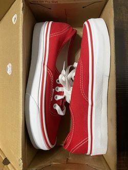 Classic Red Vans Shoes (NEW)