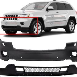 Jeep Grand Cherokee 2011-2013 Front Bumper Cover Kit with fog lights 