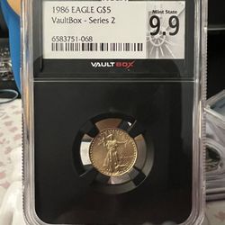 1986 Gold Eagle 1/10 9.9 Vaultbox