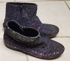 Art Class Purple Sparkle Kids Boots Size 6
