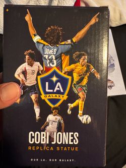 Cobi Jones mini statue