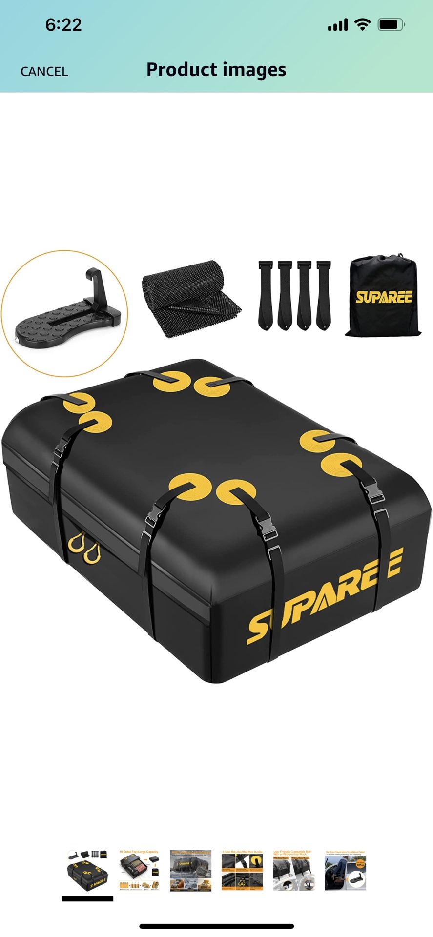Rooftop Cargo Carrier Bag