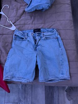 Abercrombie & Fitch Light Wash Denim Shorts
