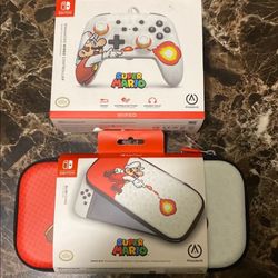 Super Mario Nintendo Switch Case And Controller Pack Brand New 50 OBO 