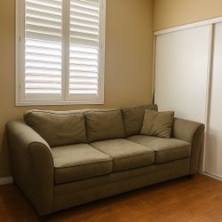 Suede Futon Couch Bed 