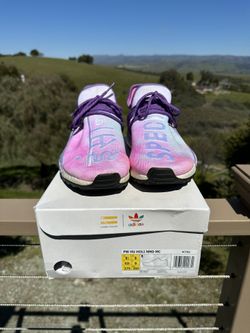 Sneakers Human Race Holi Pack Adidas Human Race NMD Pharrell Holi Festival (Pink  Glow) Men's