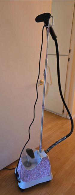 Upright Garment Steamer with Glitter Base