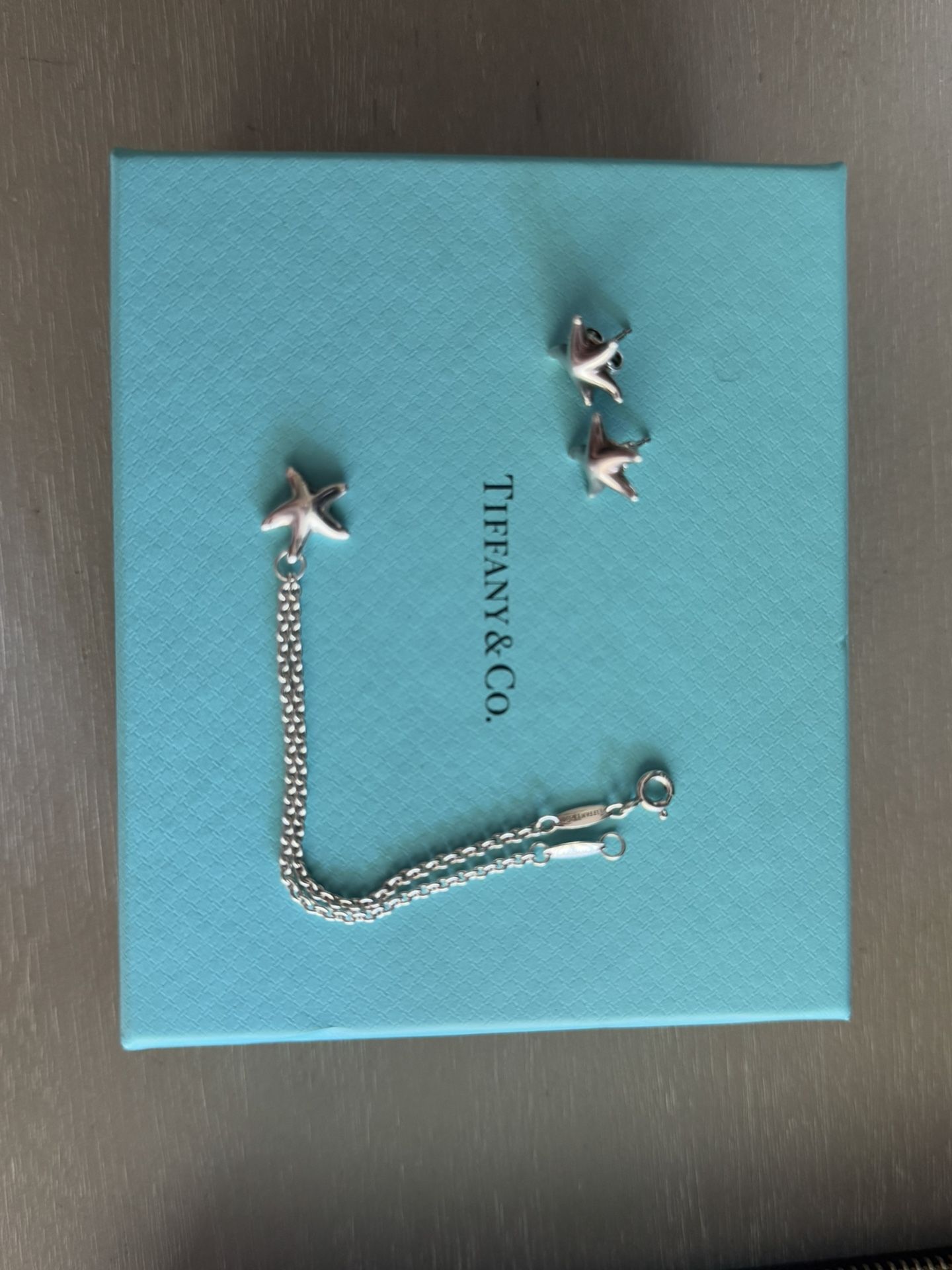 Tiffany Starfish Earrings + Bracelet
