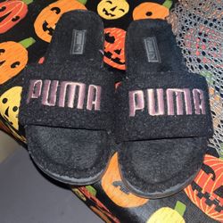 Puma Fur Slides Size 8
