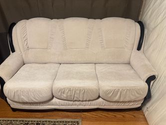 3 Seater Convertible sleeper sofa with queen-size extra mattress