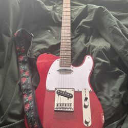 Squier Telecaster Limited Edition Sparkle Red 