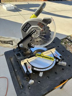 Ryobi Miter Saw -10 Inch Corded Single Bevel 
